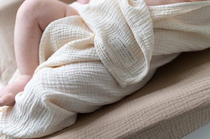 handdoek voor baby in zacht biologisch katoen