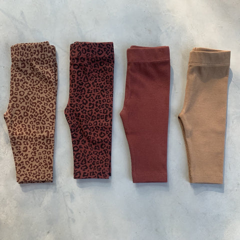 TINY PANTS - LEOPARD BROWN