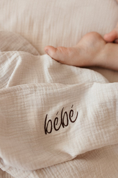 GIANT SWADDLE - BONJOUR BEIGE