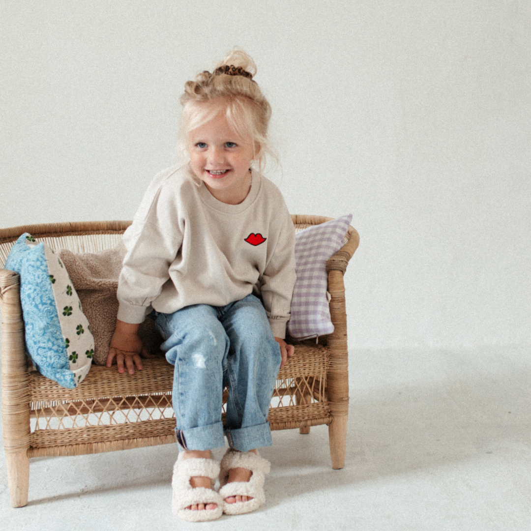 SALE - SWEATER - BONJOUR BEIGE