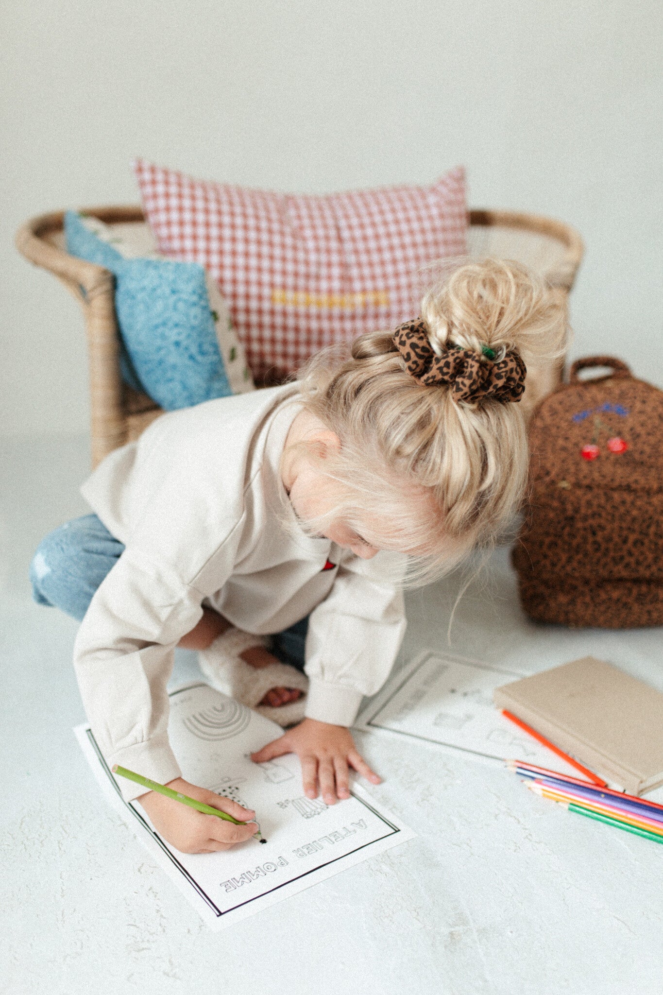 MINI - LEOPARD OVERSIZED SCRUNCHIE