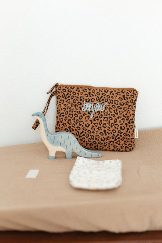 THE FLAT POUCH  - LEOPARD