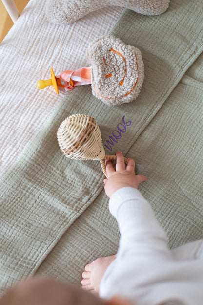 CHUNKY BLANKET GOING GREEN - CRIB