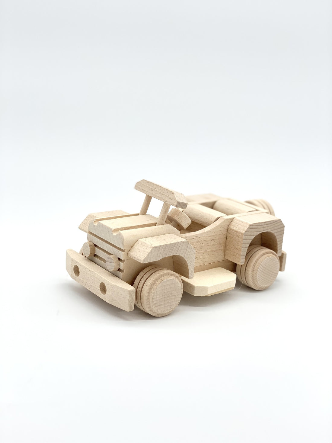 Houten speelgoed jeep