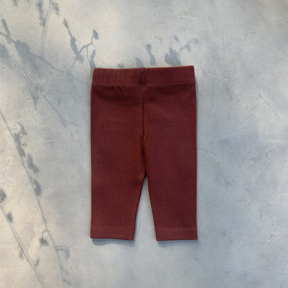 TINY PANTS - BURGUNDY BOO