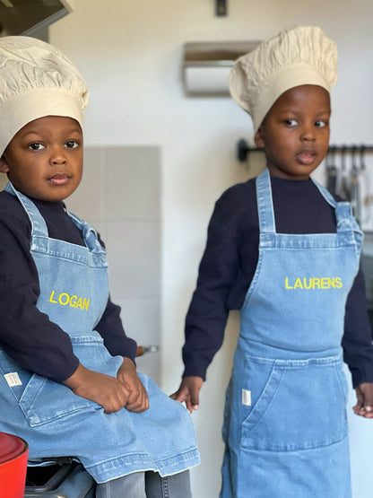 APRON - PETIT CHEF - DENIM