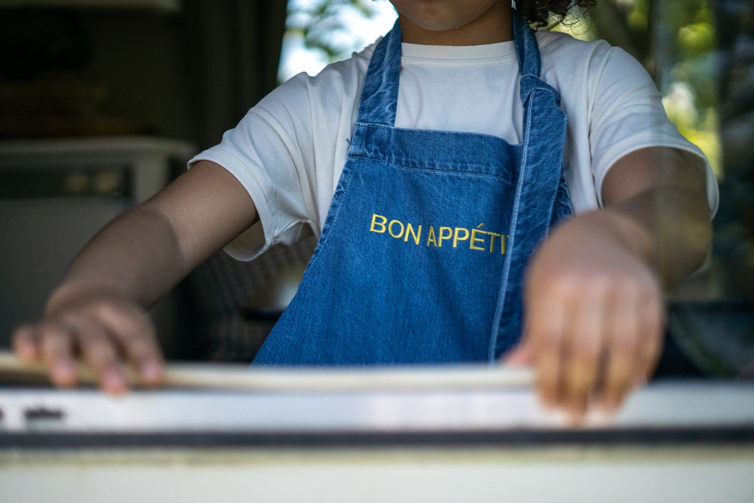 APRON - PETIT CHEF - DENIM