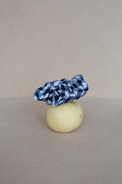 MINI CHECKED-INN OVERSIZED SCRUNCHIE