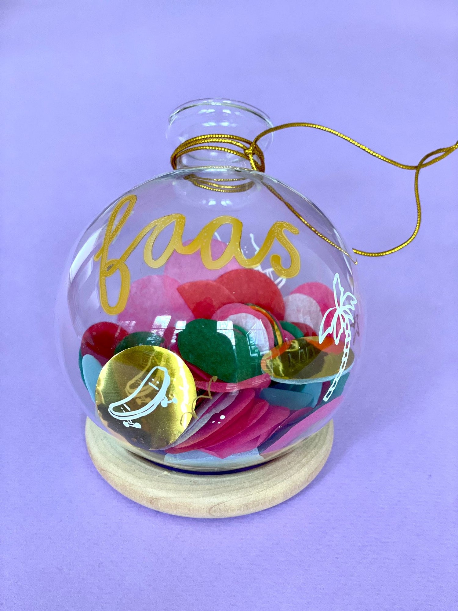 PERSONALISED X-MAS WISH BALL