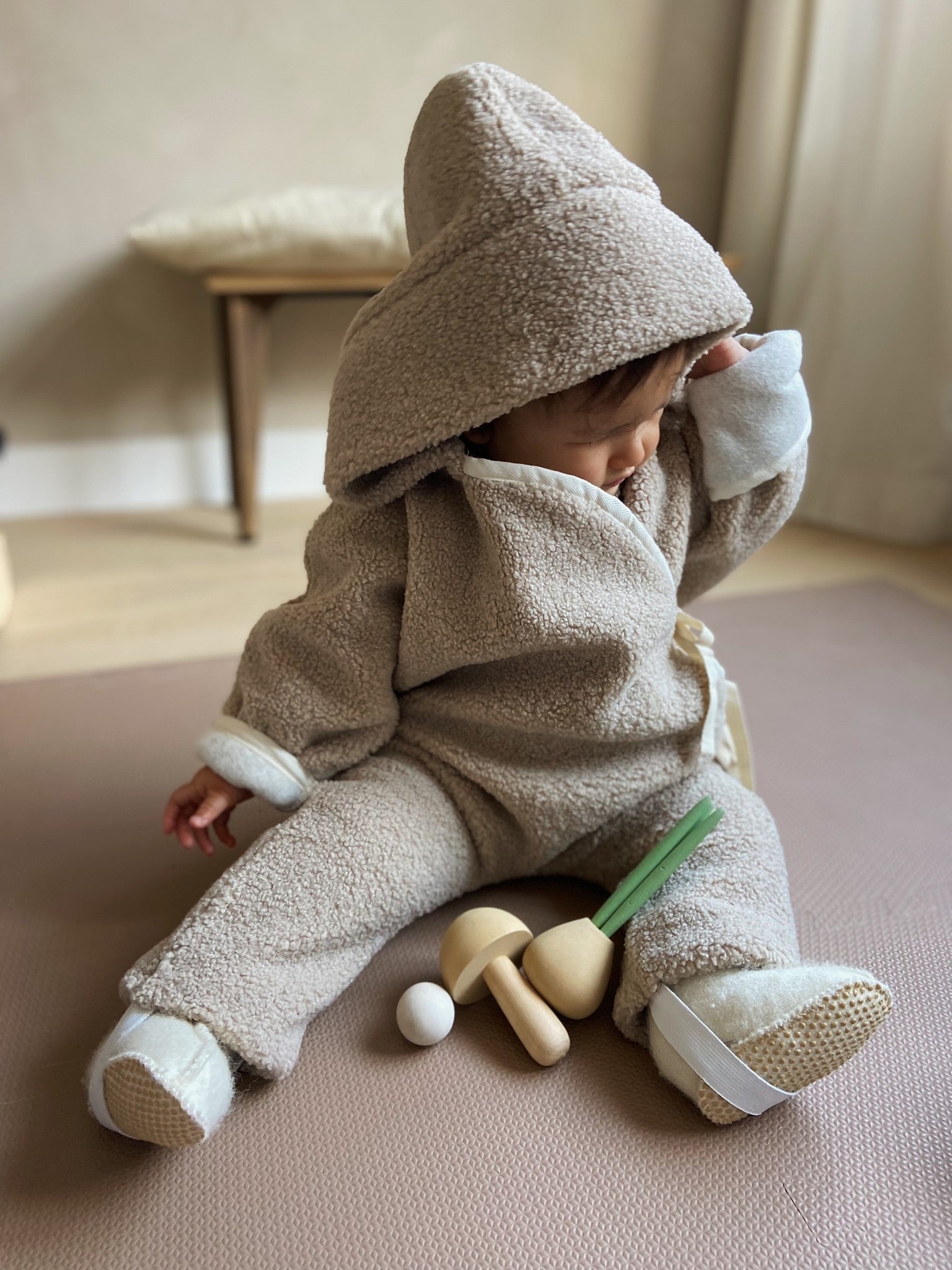 Teddy baby overall on sale