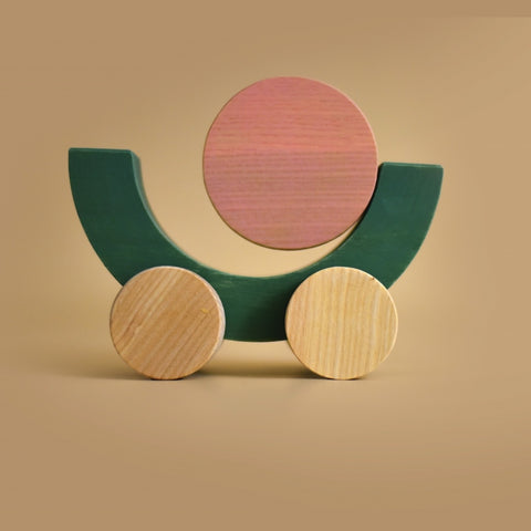 WOODEN TOY - BALANCING CAR