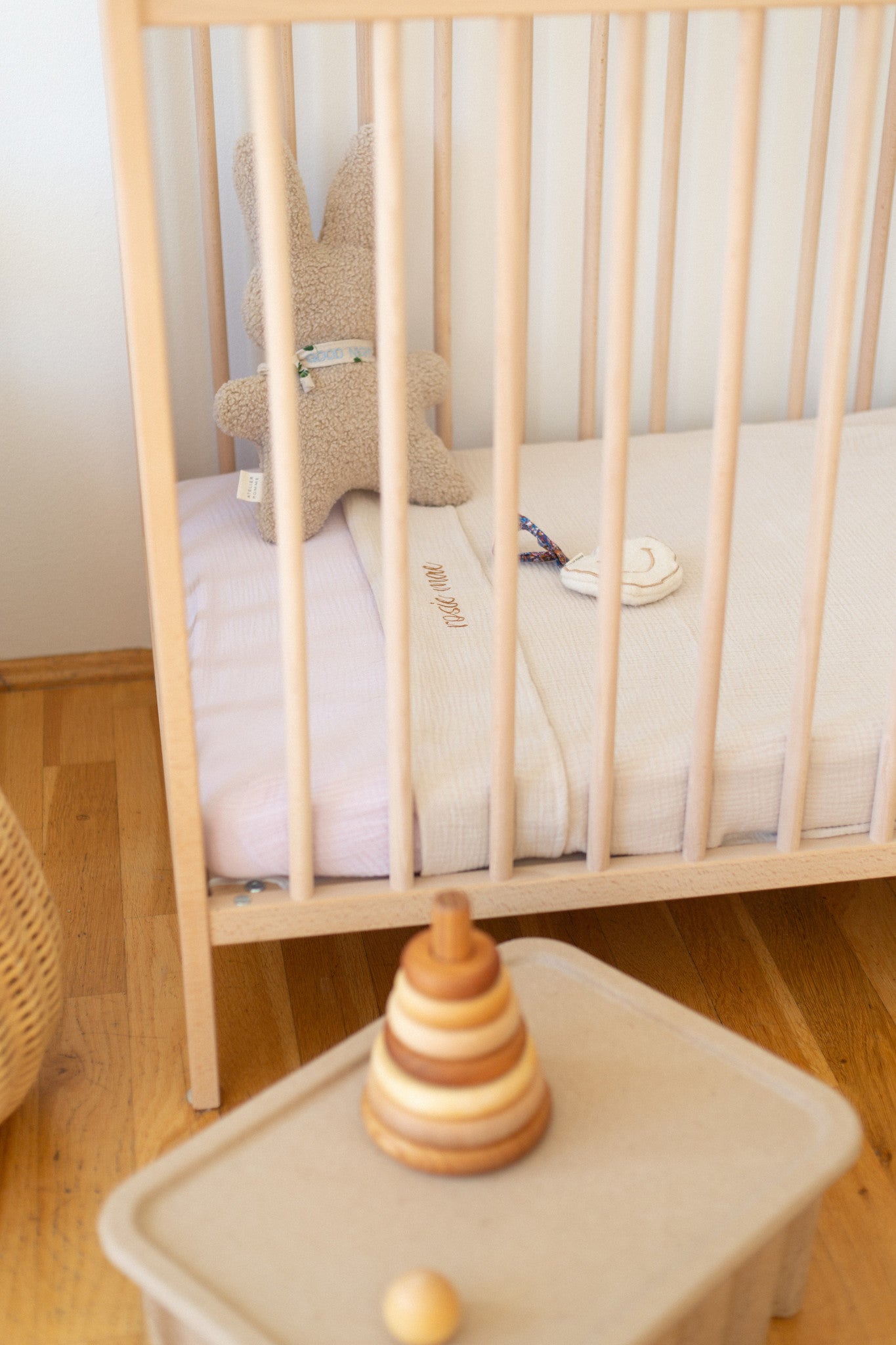 FLAT SHEET COT - BONJOUR BEIGE