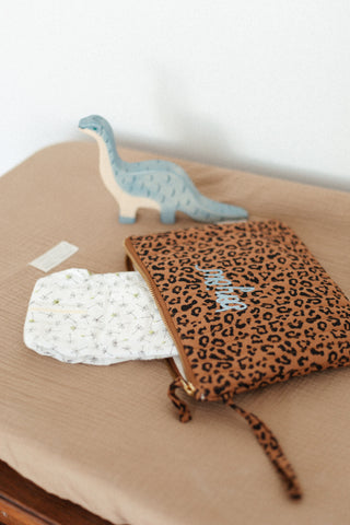 THE FLAT POUCH  - LEOPARD