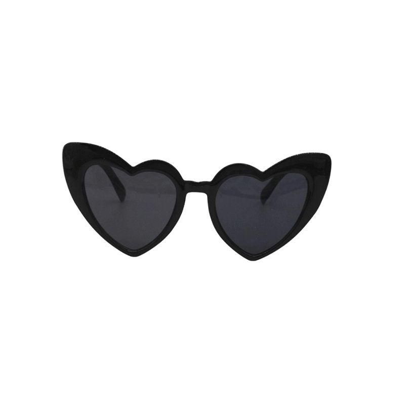 SUNGLASSES HEART - BLACK