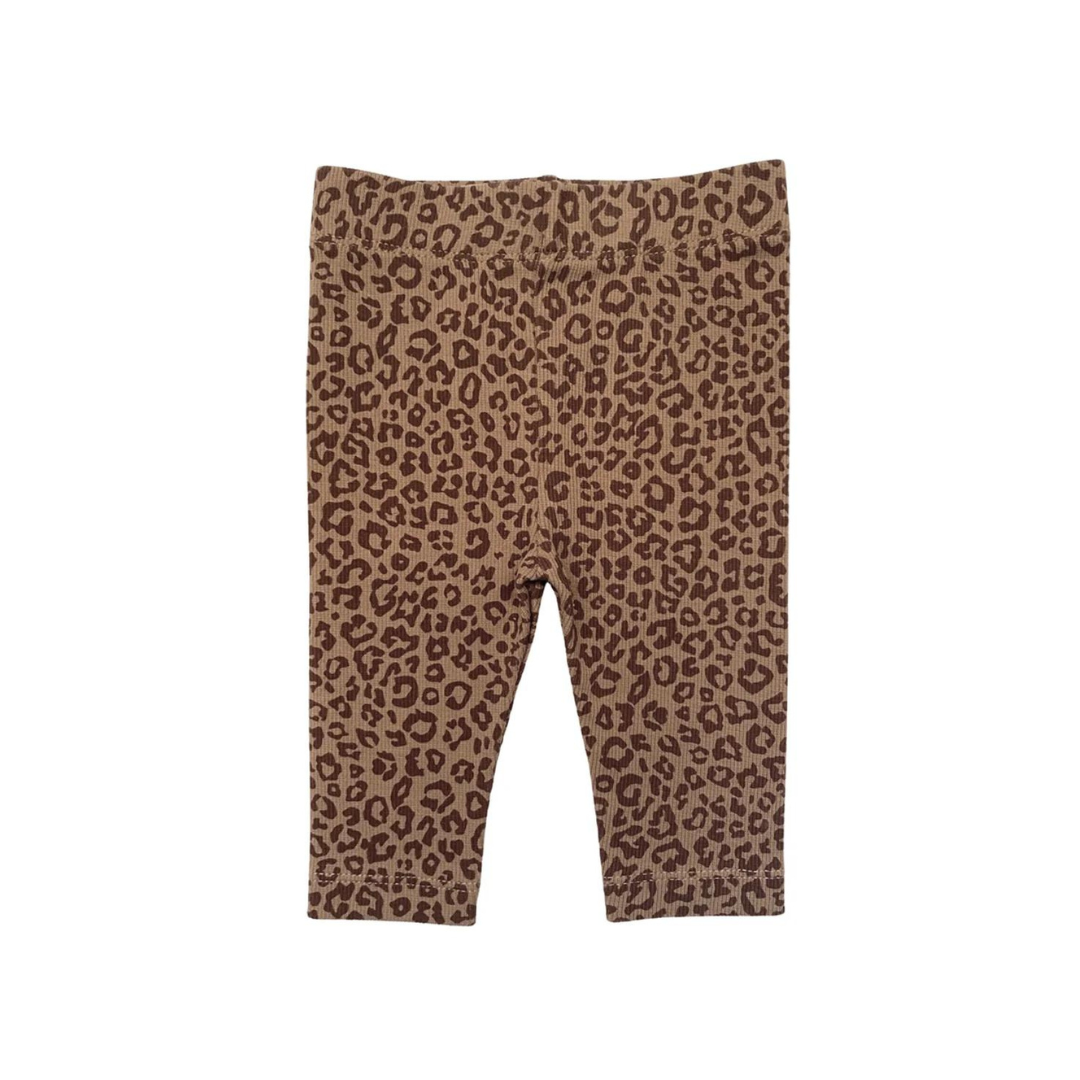 TINY PANTS - LEOPARD BROWN