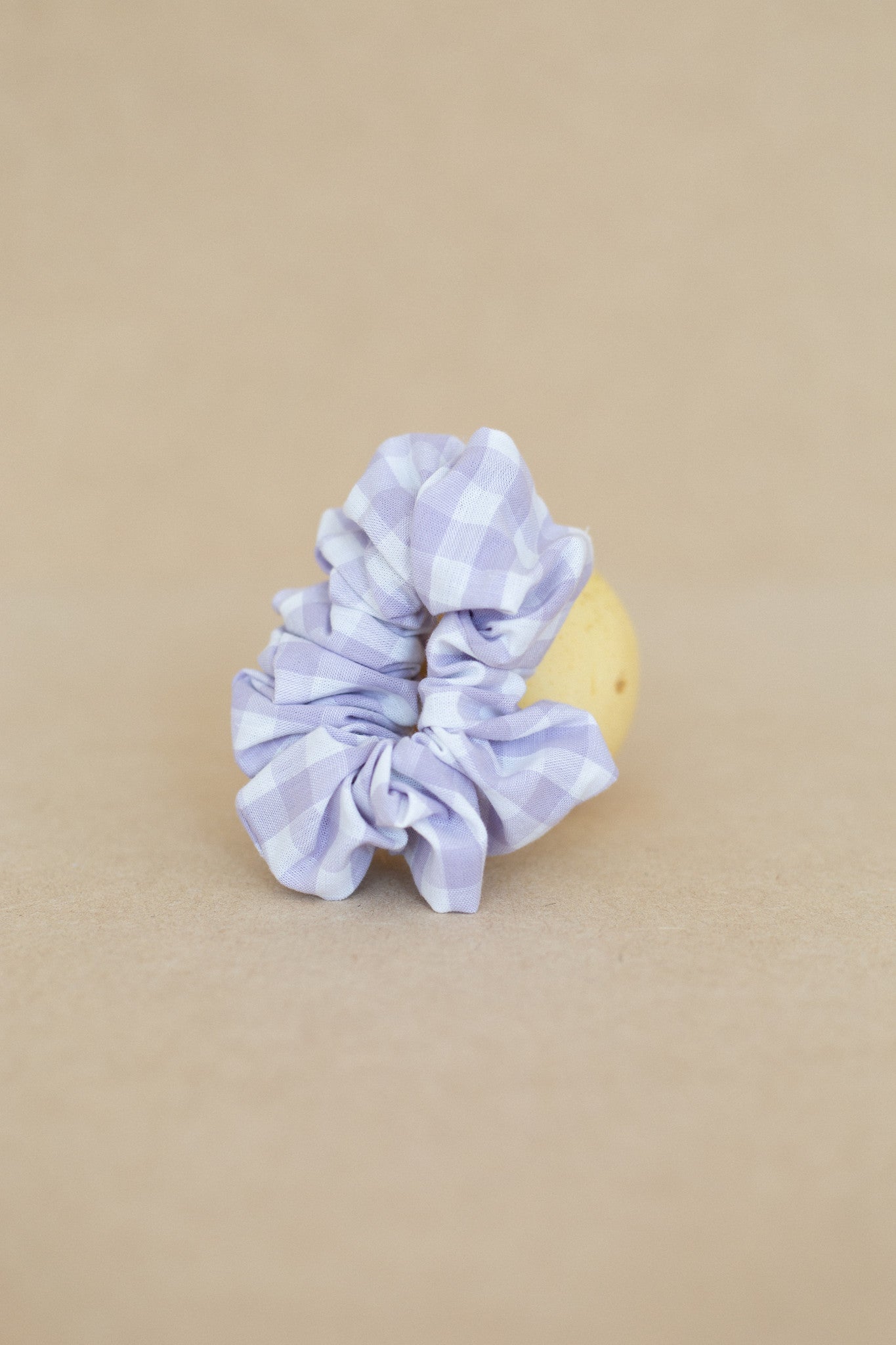 MINI CHECKED-INN OVERSIZED SCRUNCHIE