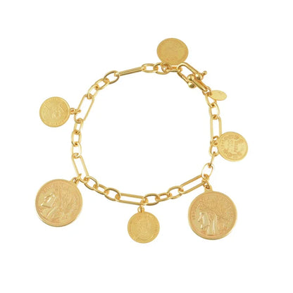 Goldmünzenarmband