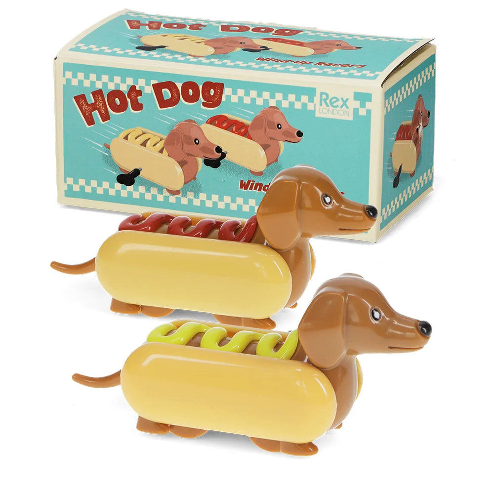 Wind-up racers | Hot Dogs (set van 2)