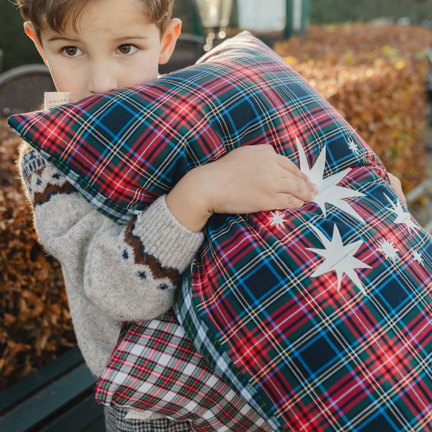 CUSHION | ÉDITION DE NOËL BLEU