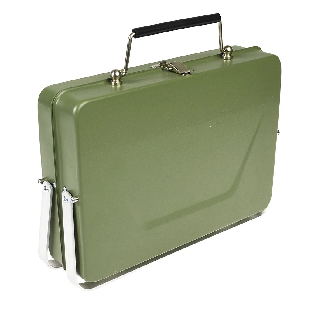 Portable suitcase BBQ