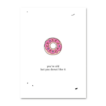 SALE - POST CARD - DONUT LIKE IT