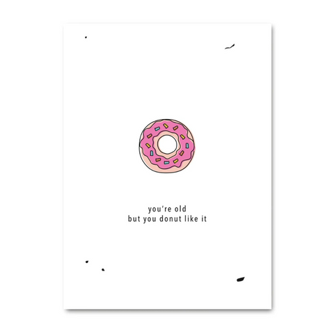 SALE - POST CARD - DONUT LIKE IT