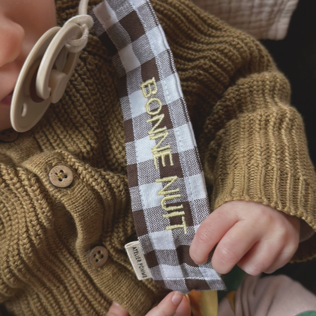 PACIFIER CORD CHECKED | BETTER BROWNIE