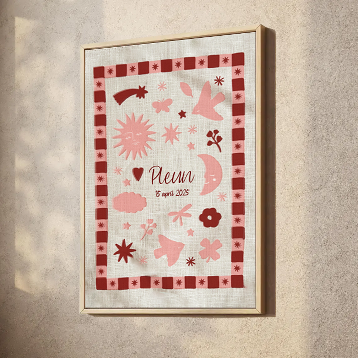 GEBOORTEPOSTER | PINKY PROMISE